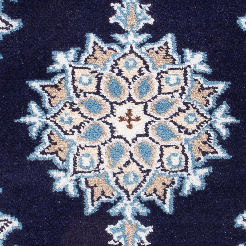 Perserteppich - Nain - Royal - 60 x 40 cm - dunkelblau