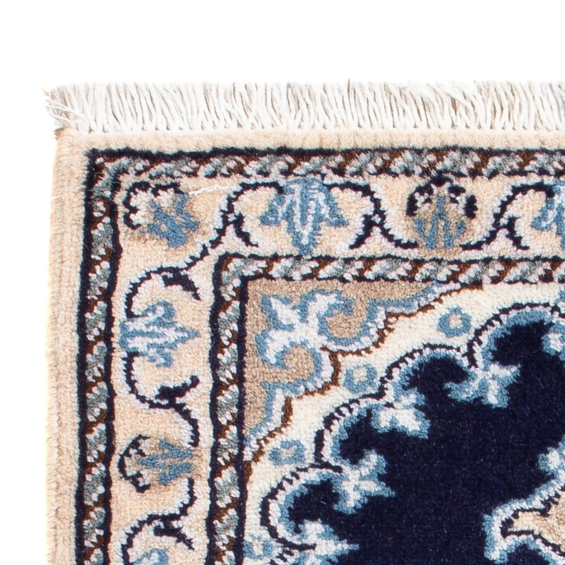 Perserteppich - Nain - Royal - 60 x 40 cm - dunkelblau