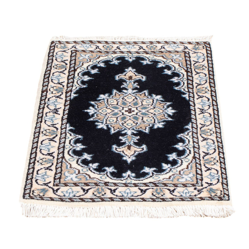 Perserteppich - Nain - Royal - 60 x 40 cm - dunkelblau