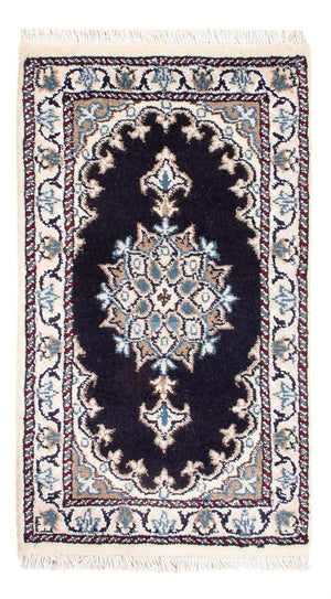 Perserteppich - Nain - Royal - 60 x 40 cm - dunkelblau