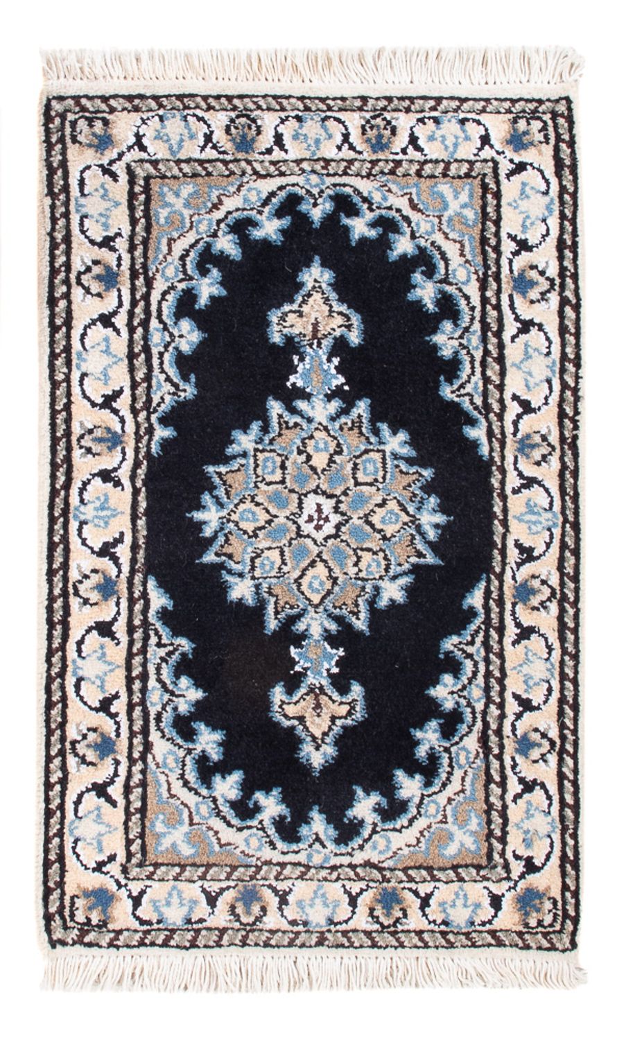 Perserteppich - Nain - Royal - 60 x 40 cm - dunkelblau