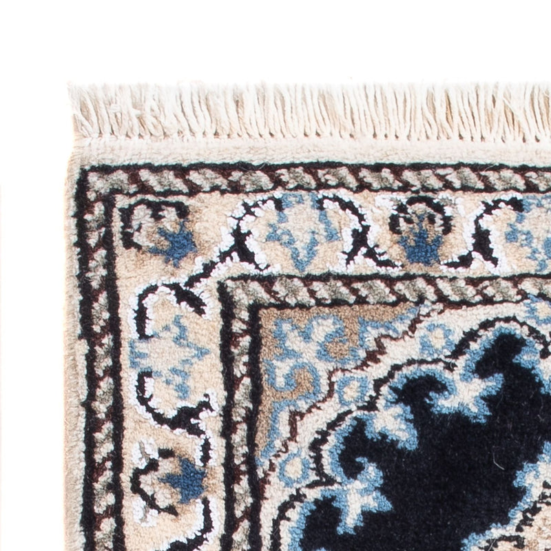 Perserteppich - Nain - Royal - 60 x 40 cm - dunkelblau