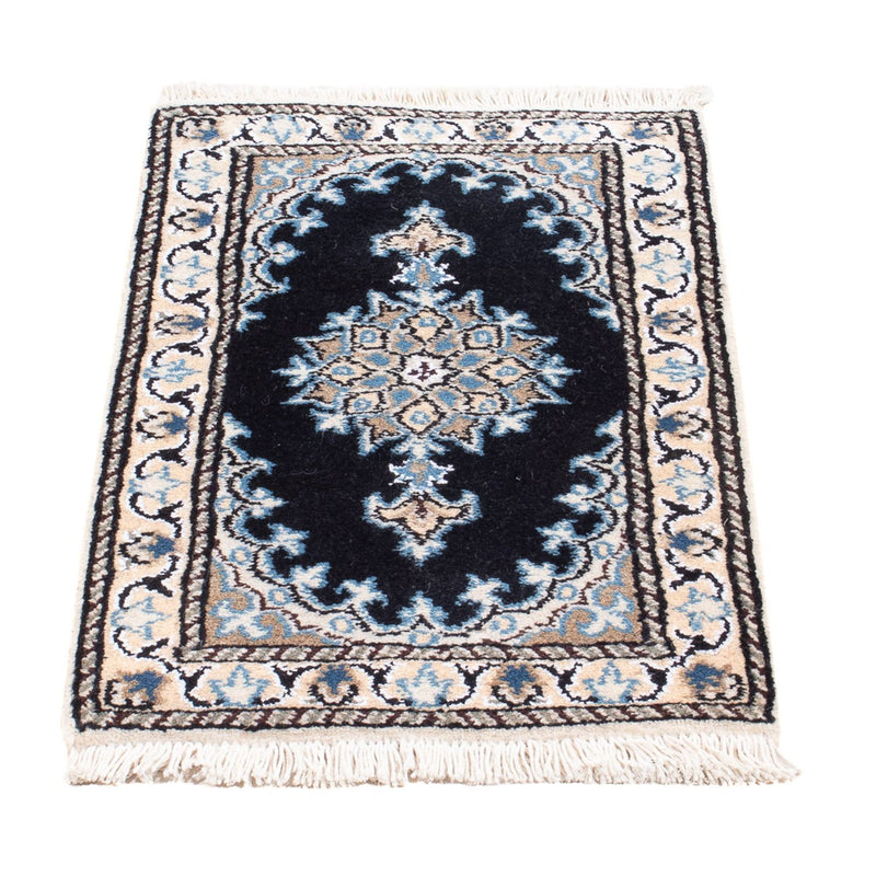 Perserteppich - Nain - Royal - 60 x 40 cm - dunkelblau