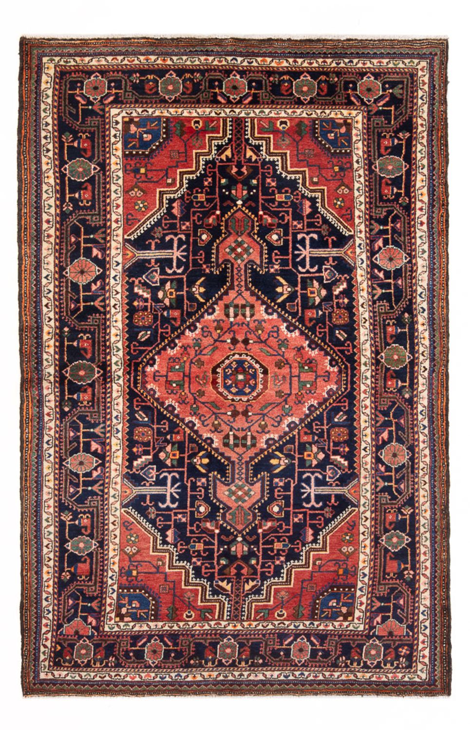 Perserteppich - Nomadic - 215 x 137 cm - dunkelblau