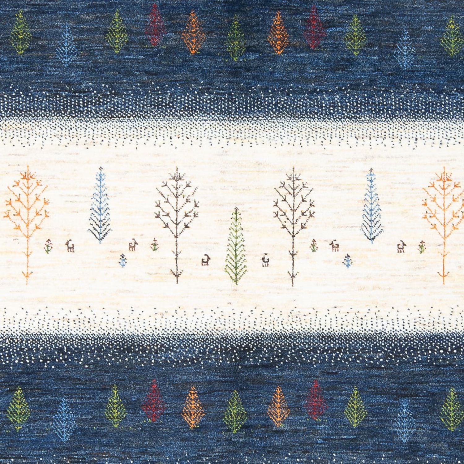 Gabbeh Teppich - Loribaft Perser - 247 x 181 cm - mehrfarbig