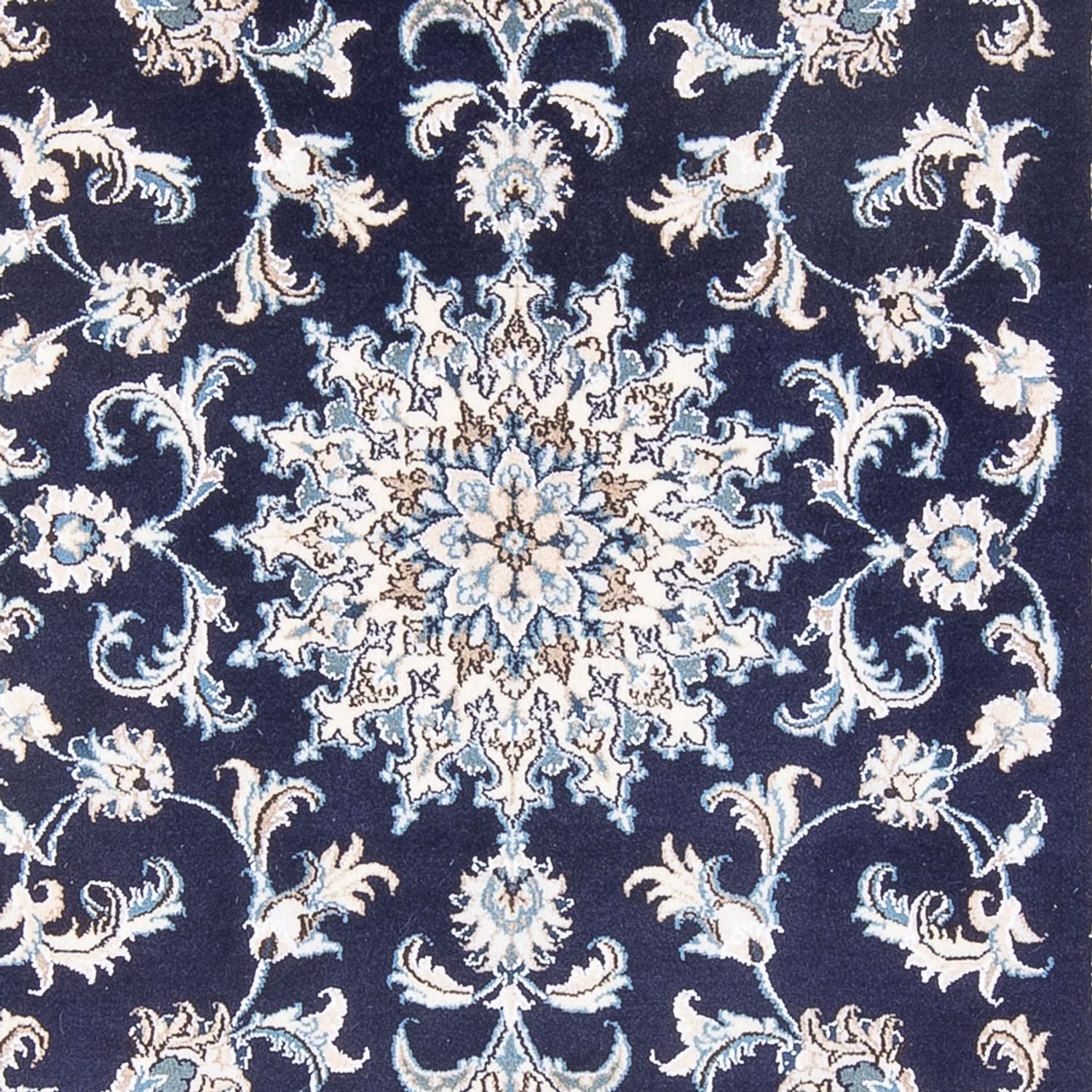 Perserteppich - Nain - Royal - 209 x 146 cm - dunkelblau
