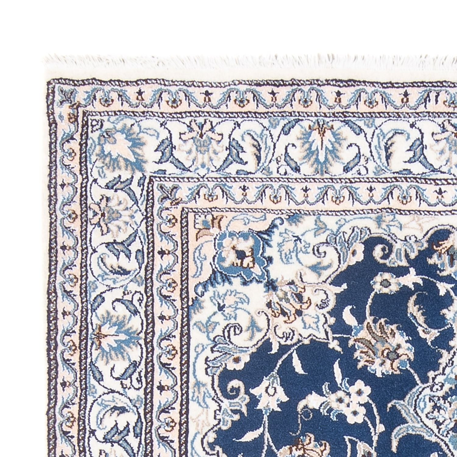 Perserteppich - Nain - Royal - 202 x 149 cm - blau