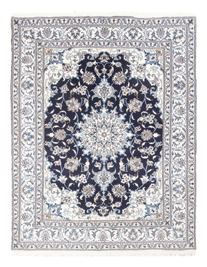 Perserteppich - Nain - Royal - 197 x 151 cm - dunkelblau