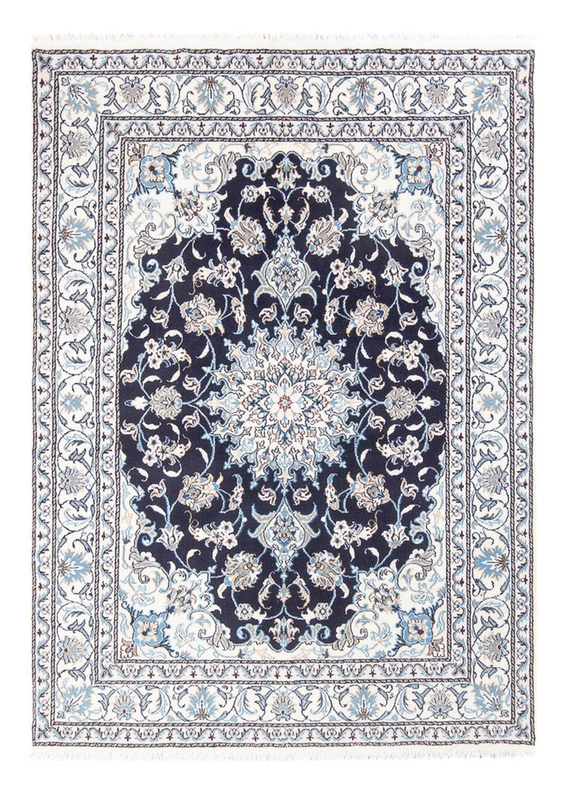Perserteppich - Nain - Royal - 198 x 150 cm - dunkelblau