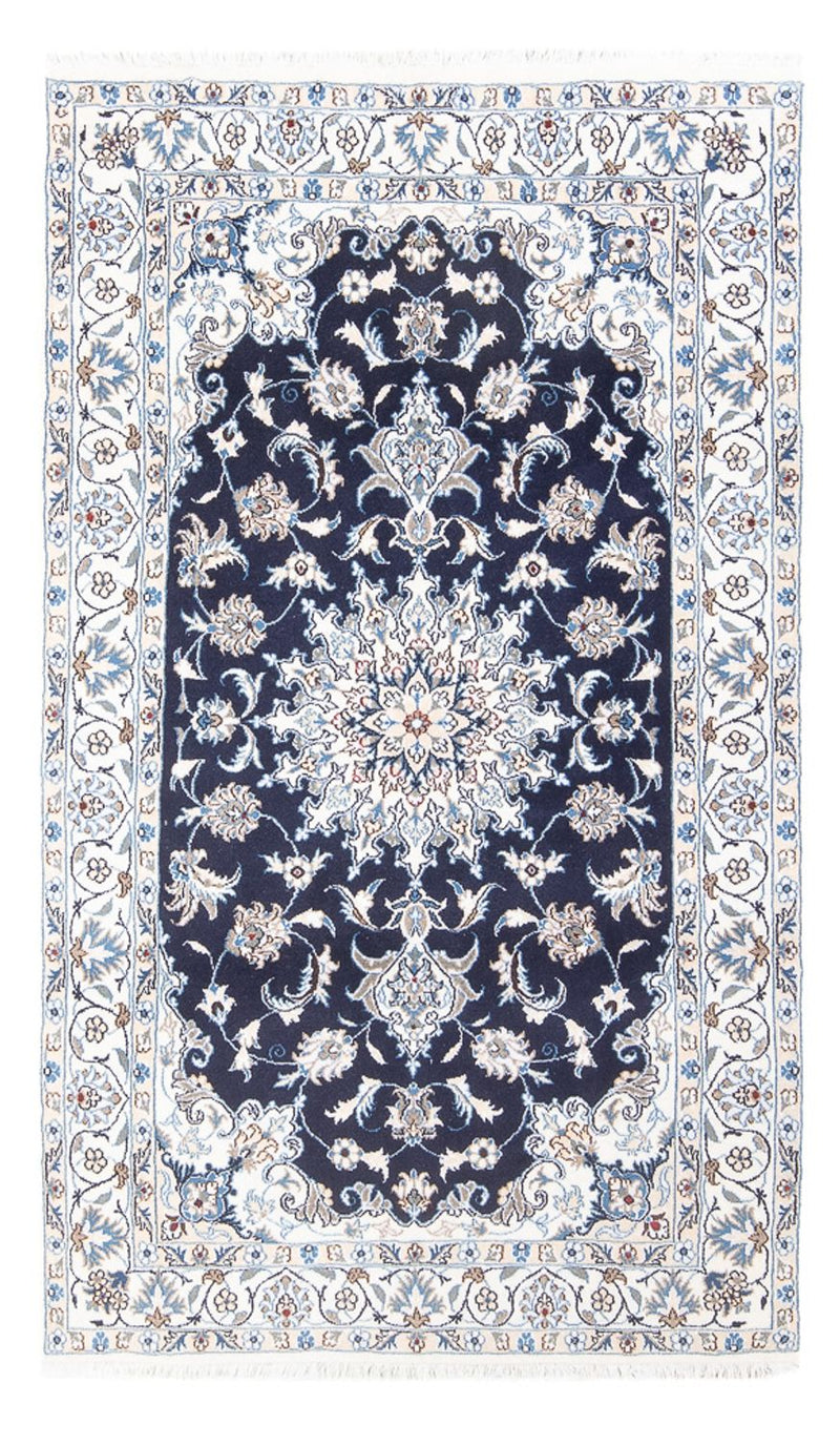 Perserteppich - Nain - 200 x 120 cm - dunkelblau