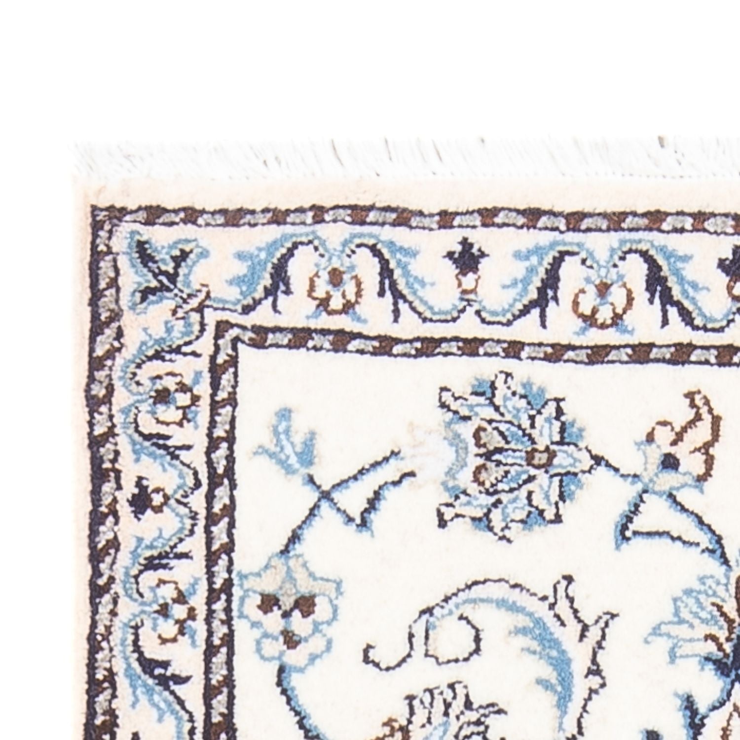 Perserteppich - Nain - 132 x 70 cm - creme