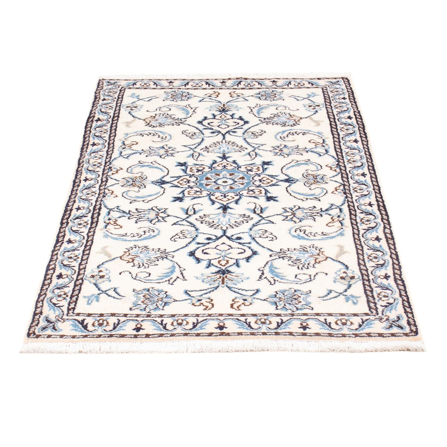 Perserteppich - Nain - 132 x 70 cm - creme