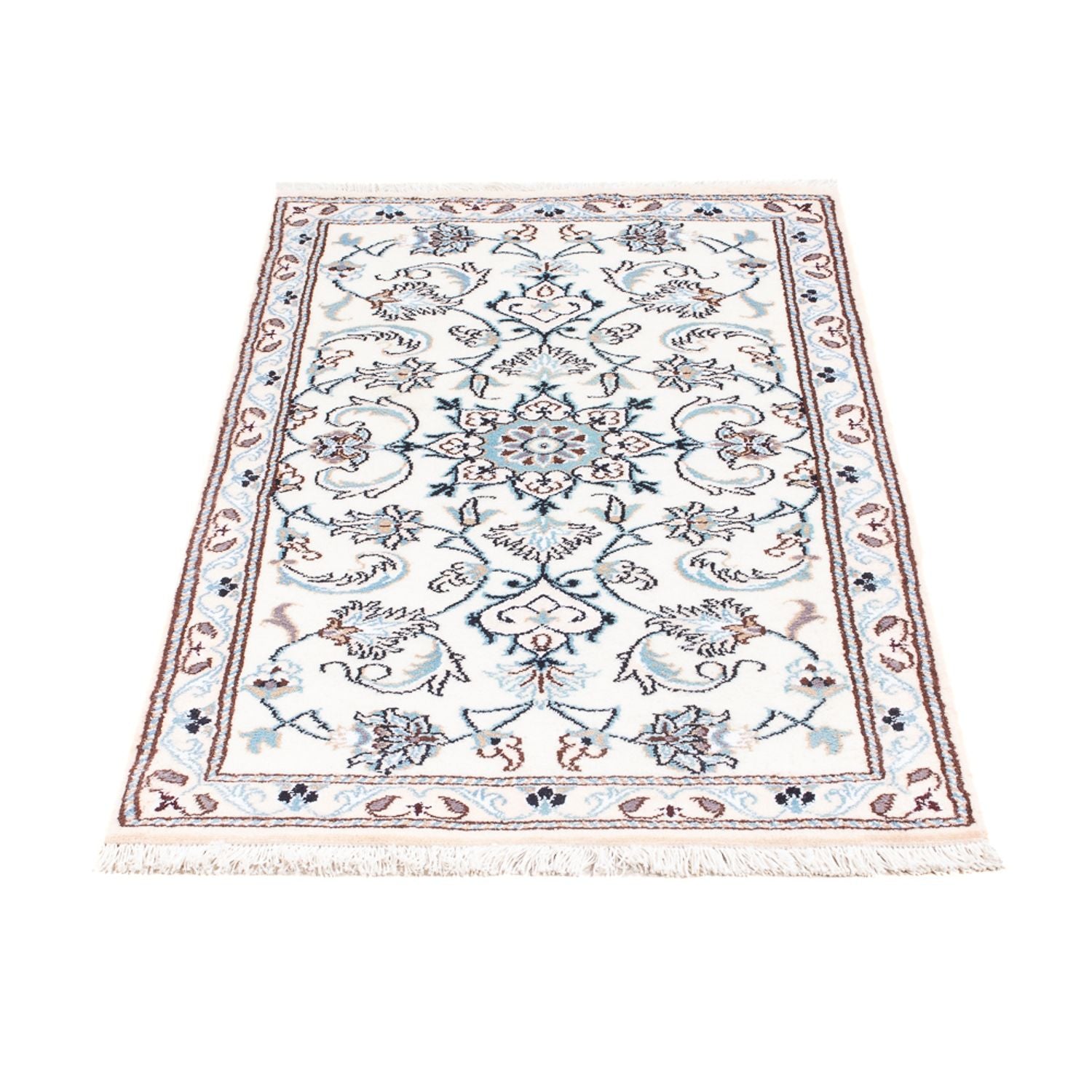 Perserteppich - Nain - 140 x 70 cm - creme