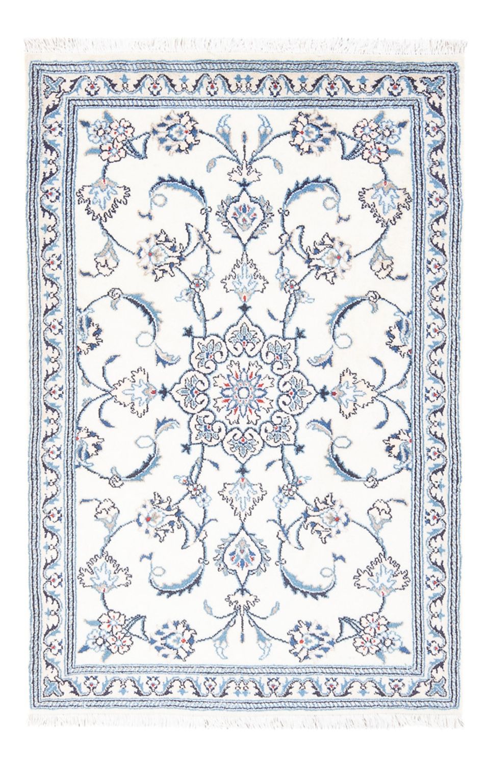 Perserteppich - Nain - 138 x 90 cm - creme