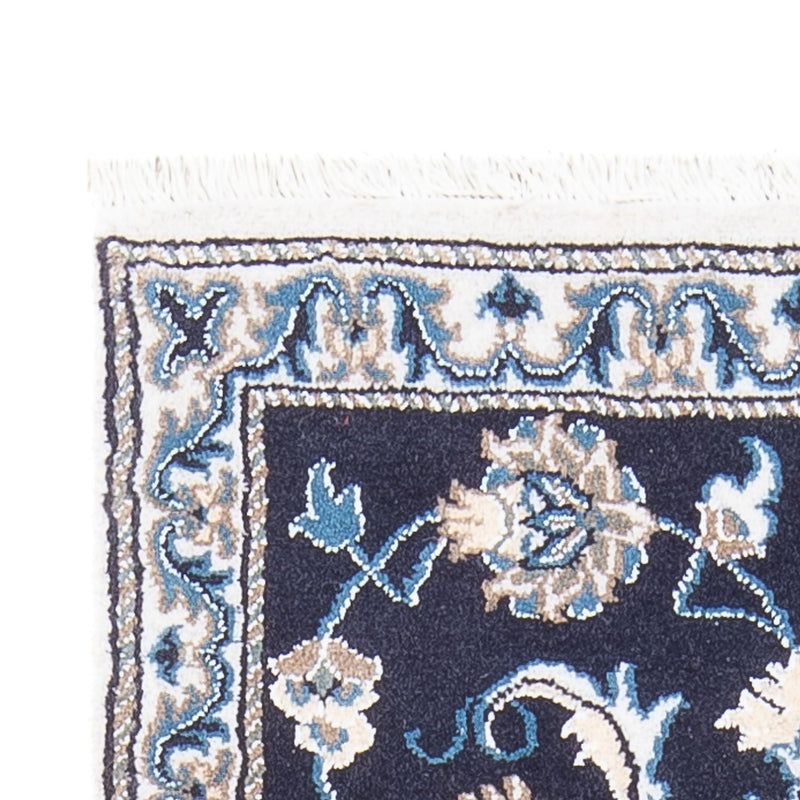 Perserteppich - Nain - 138 x 69 cm - dunkelblau
