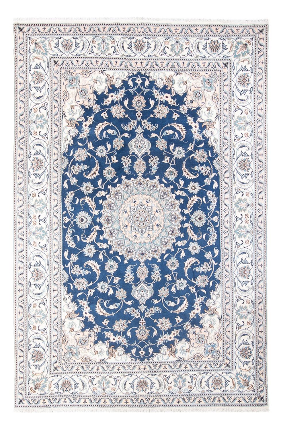 Perserteppich - Nain - 302 x 195 cm - blau