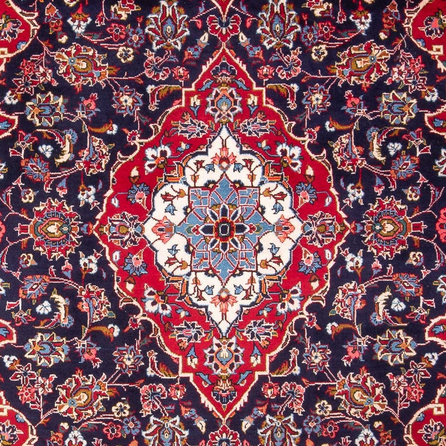 Perserteppich - Keshan - 300 x 200 cm - dunkelblau