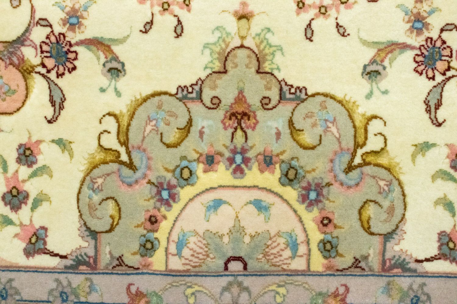 Perserteppich - Täbriz 339 x 91 cm - beige