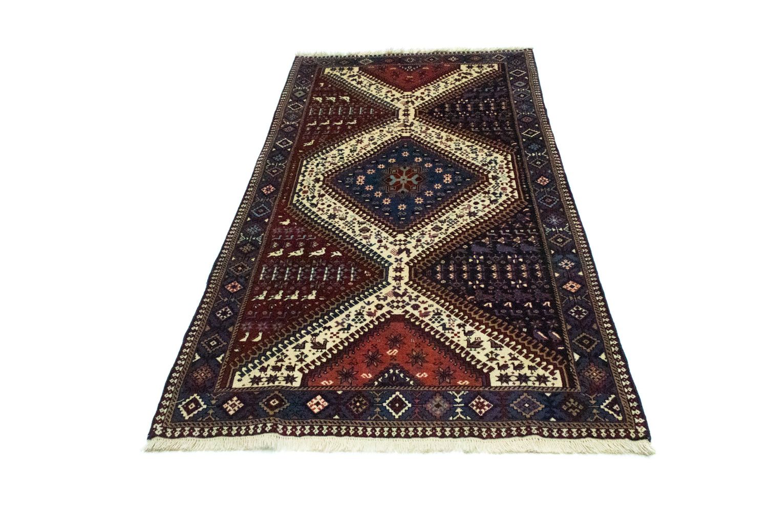 Perserteppich - Nomadic 190 x 100 cm - blau