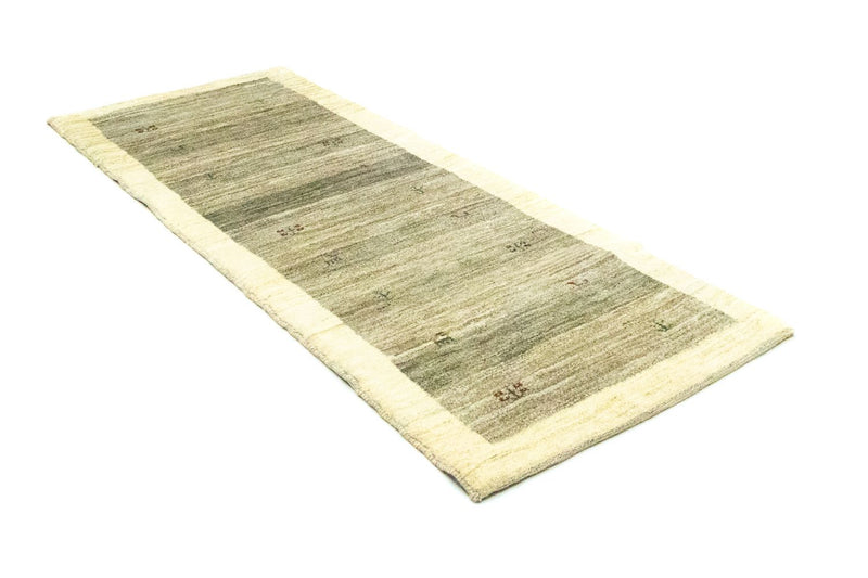 Gabbeh Teppich - Perser 229 x 82 cm - grau