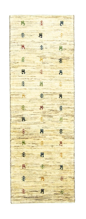 Gabbeh Teppich - Perser 219 x 75 cm - beige