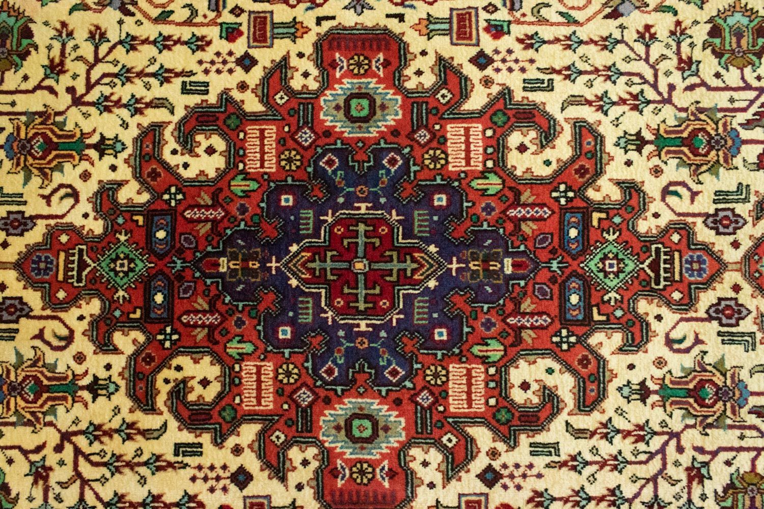 Perserteppich - Täbriz 293 x 202 cm - beige