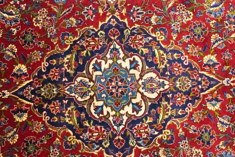 Perserteppich - Keshan 350 x 245 cm - rot