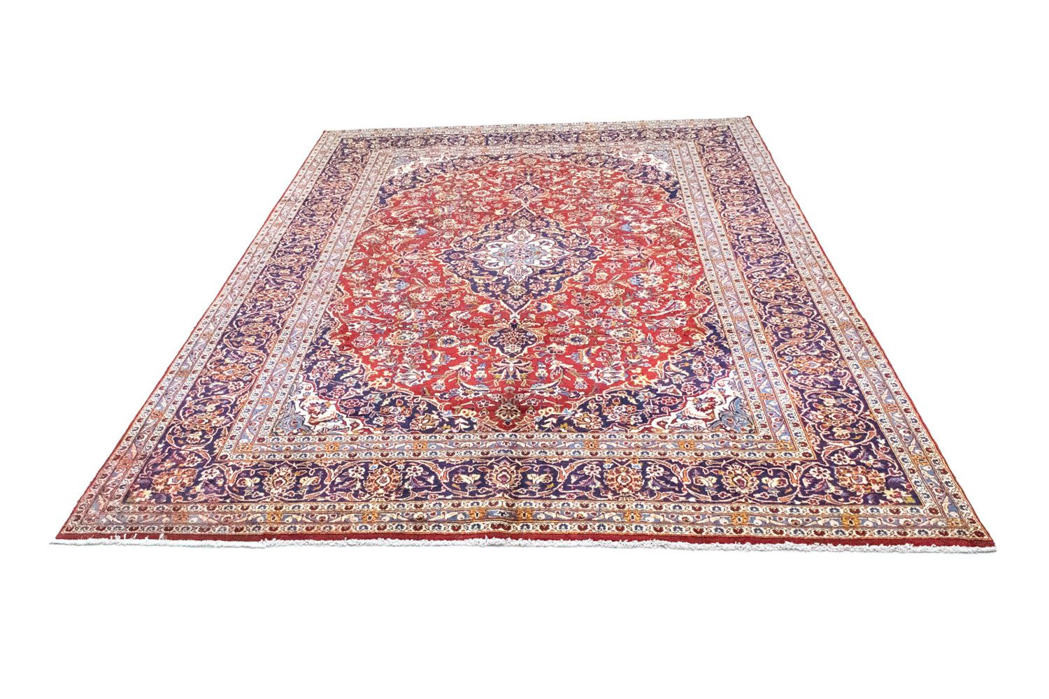Perserteppich - Keshan 350 x 245 cm - rot