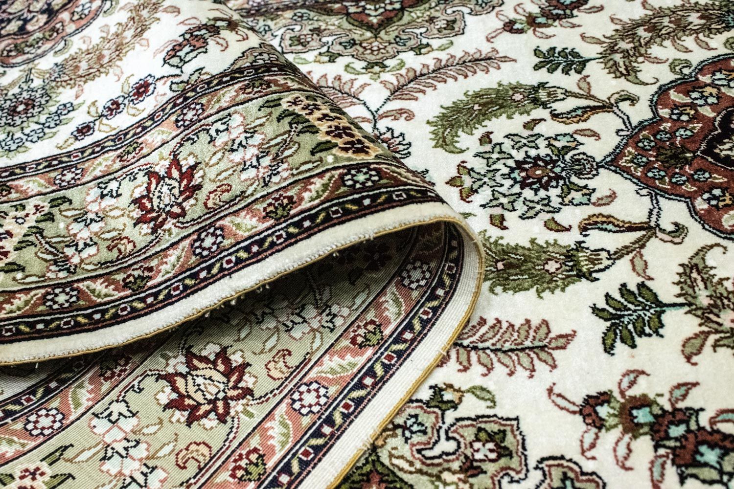 Orientteppich - Hereke 305 x 76 cm - beige