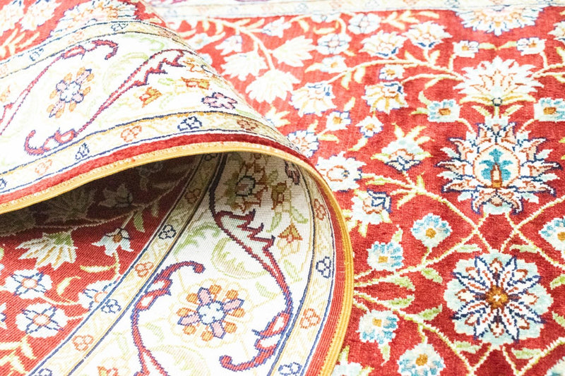 Orientteppich - Hereke 300 x 78 cm - rot