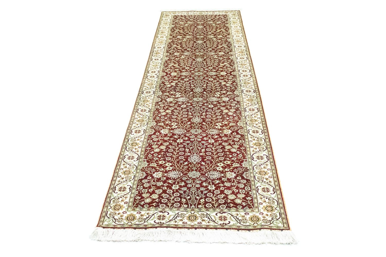 Orientteppich - Hereke 300 x 78 cm - rot