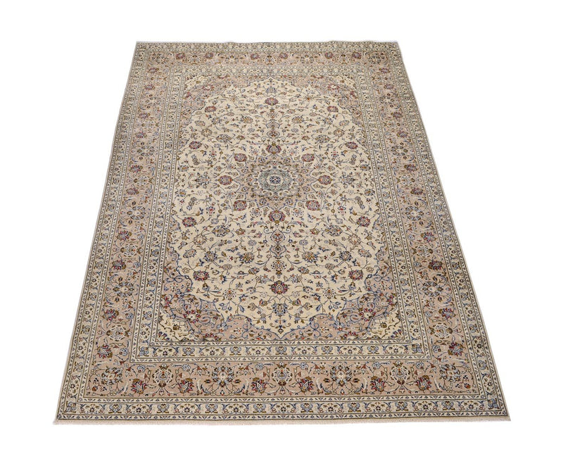 Perserteppich - Keshan 350 x 248 cm - beige