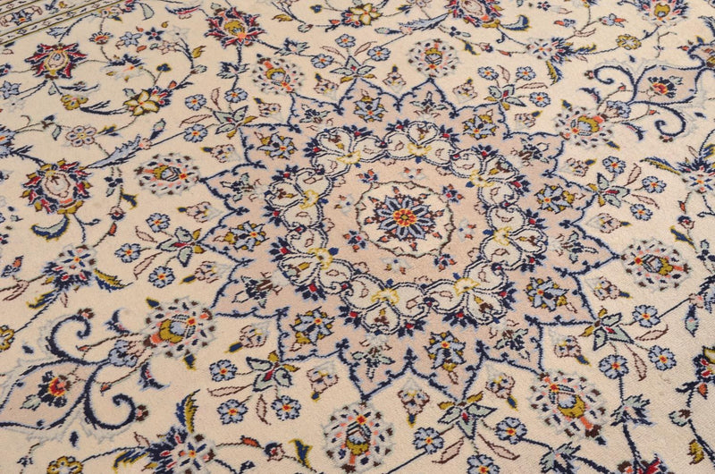 Perserteppich - Keshan 350 x 246 cm - beige