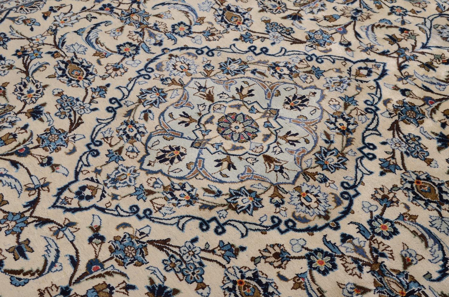 Perserteppich - Keshan 349 x 248 cm - beige