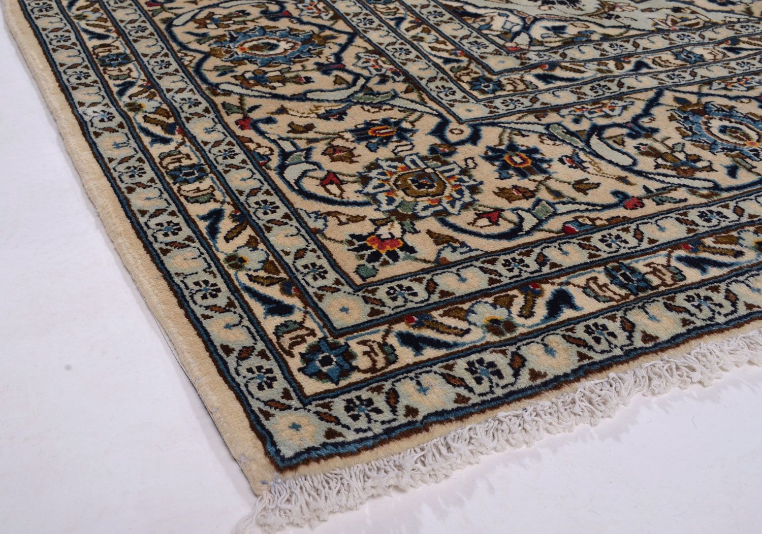 Perserteppich - Keshan 349 x 248 cm - beige