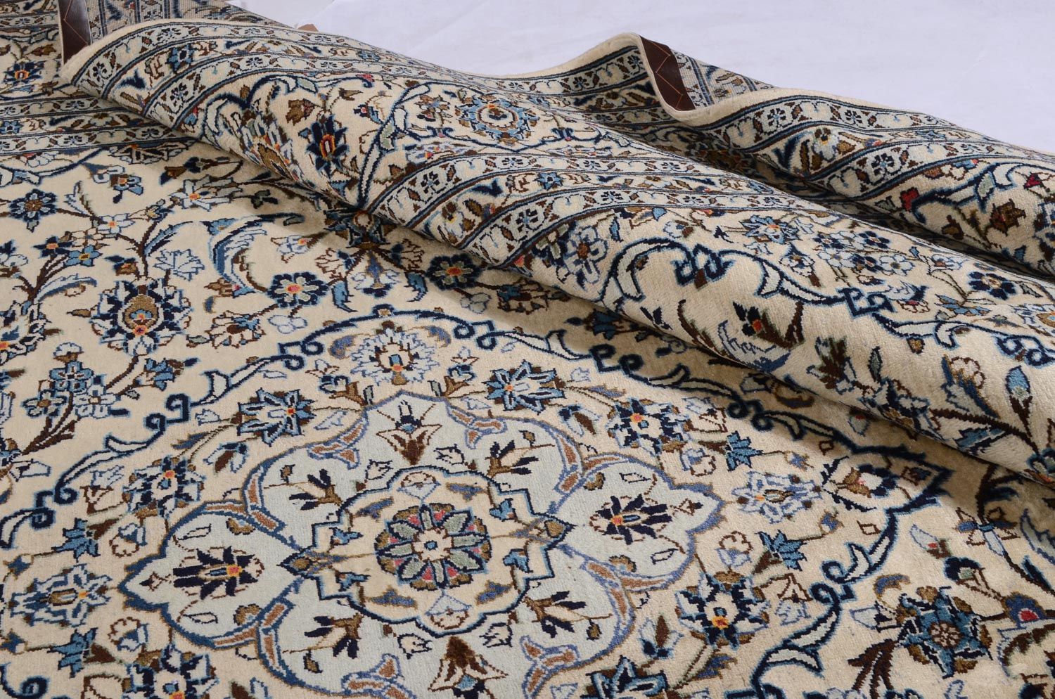 Perserteppich - Keshan 349 x 248 cm - beige