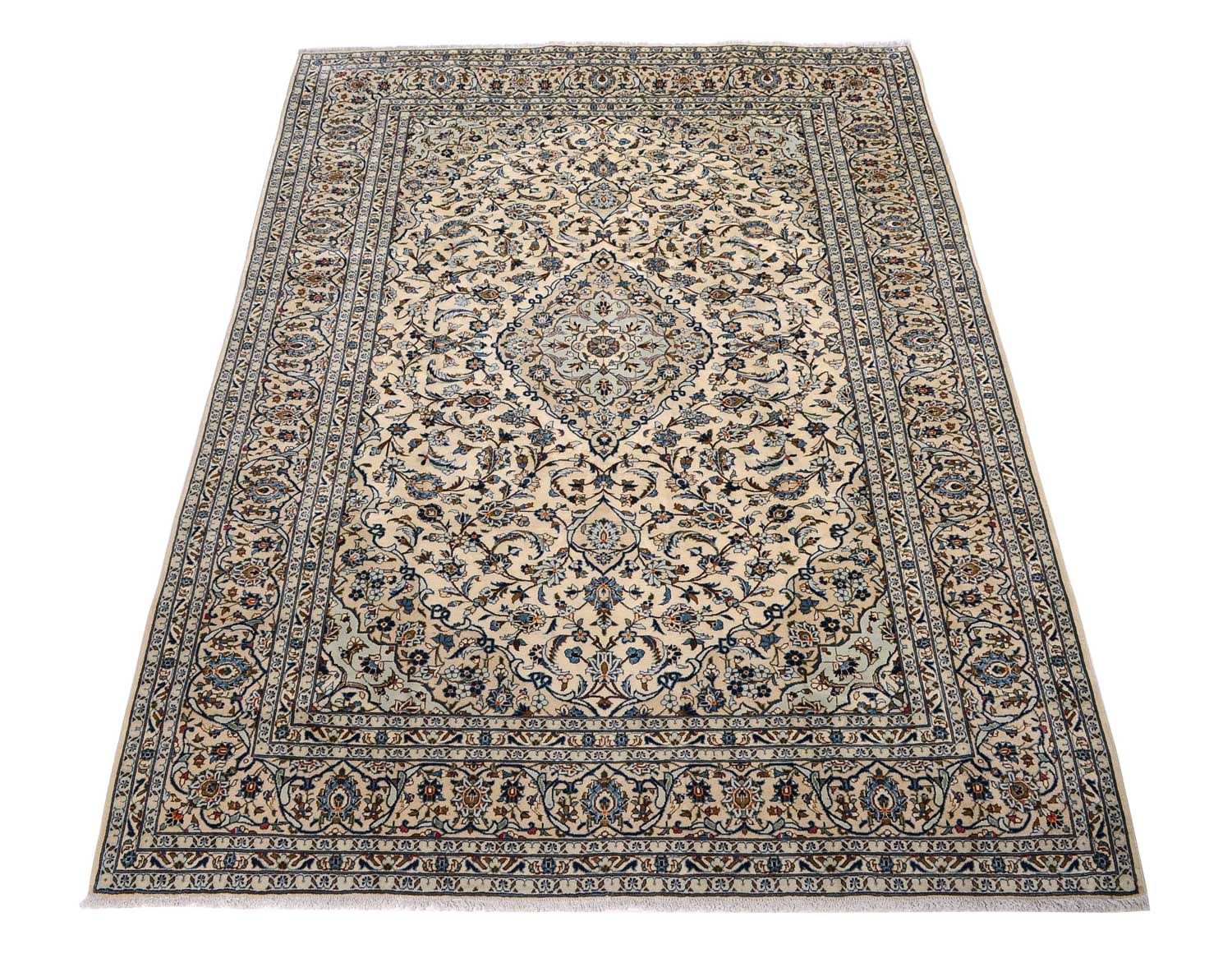 Perserteppich - Keshan 349 x 248 cm - beige
