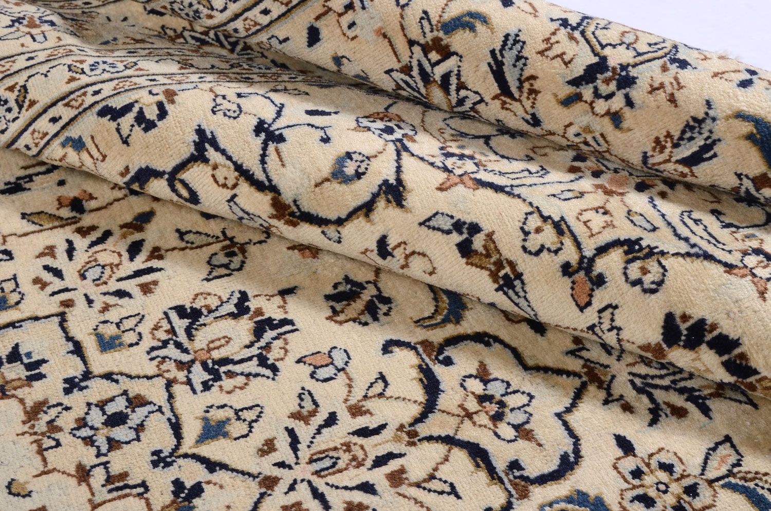 Perserteppich - Keshan 343 x 242 cm - beige
