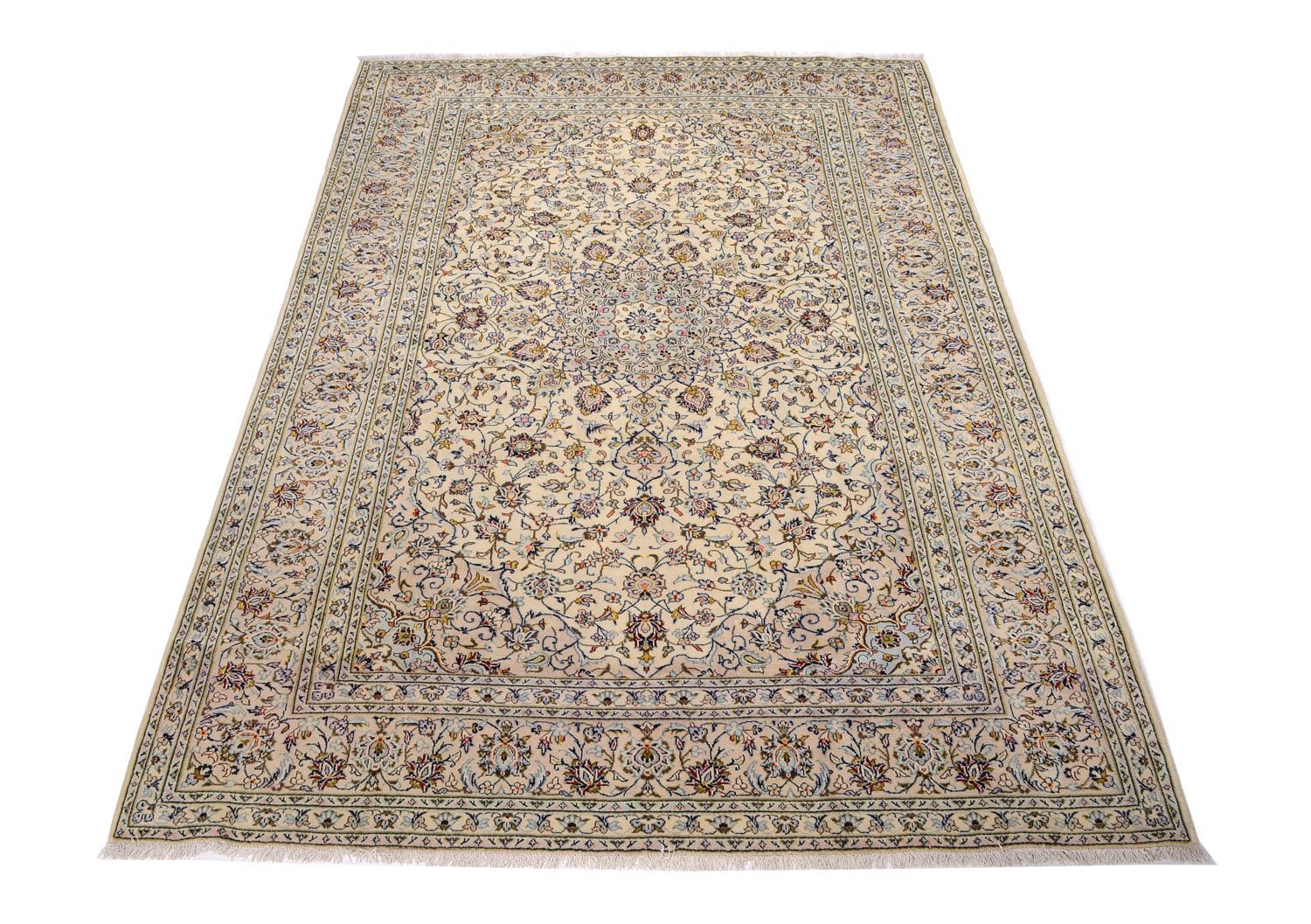 Perserteppich - Keshan 361 x 247 cm - beige