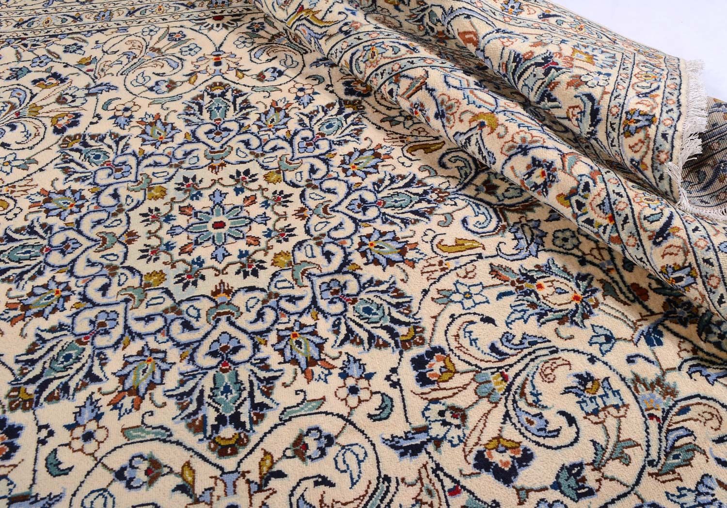 Perserteppich - Keshan 323 x 231 cm - beige