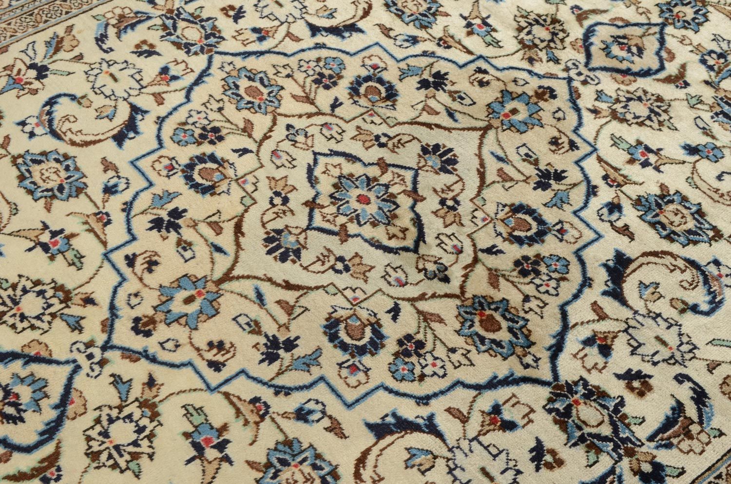 Perserteppich - Keshan 302 x 194 cm - beige