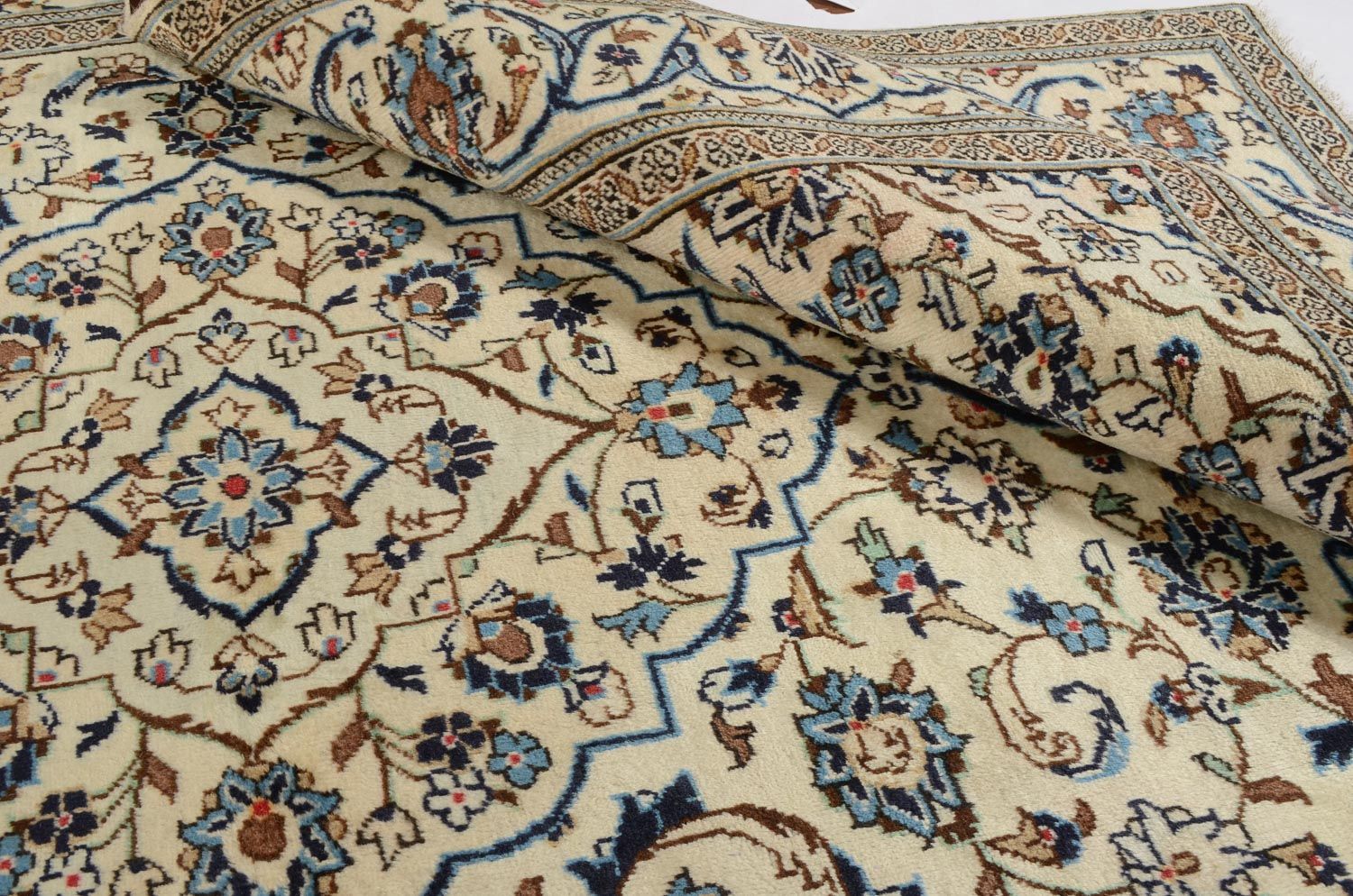 Perserteppich - Keshan 302 x 194 cm - beige