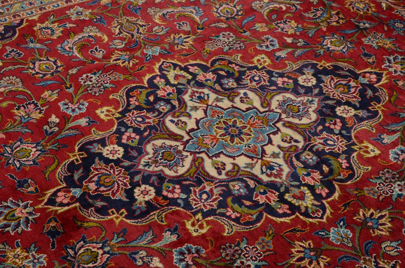 Perserteppich - Keshan 353 x 244 cm - rot