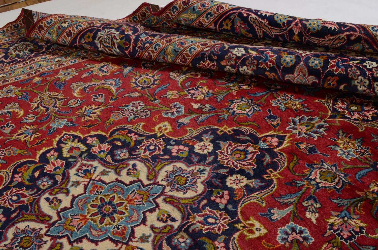 Perserteppich - Keshan 353 x 244 cm - rot