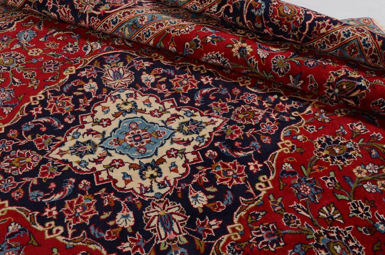 Perserteppich - Keshan 345 x 237 cm - rot