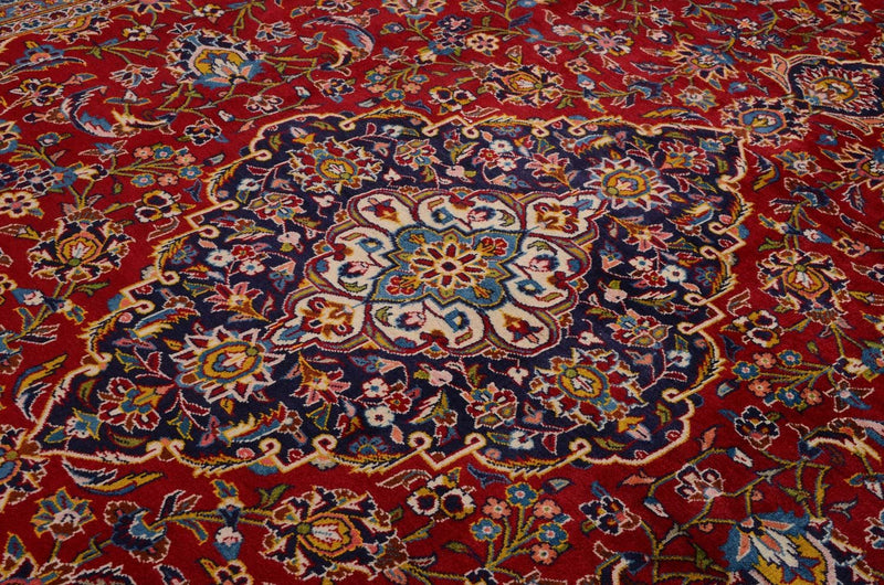 Perserteppich - Keshan 378 x 253 cm - rot