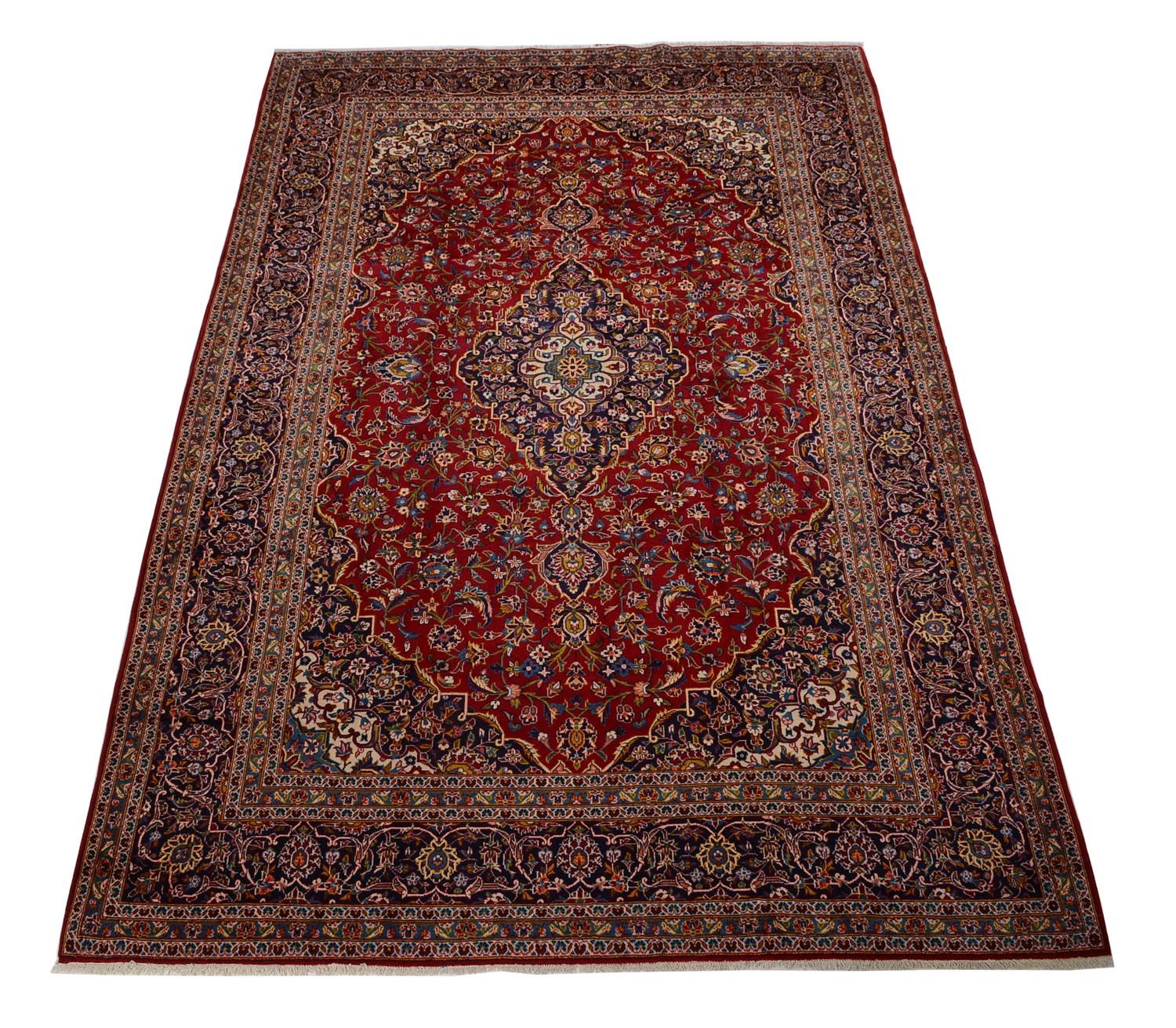 Perserteppich - Keshan 378 x 253 cm - rot