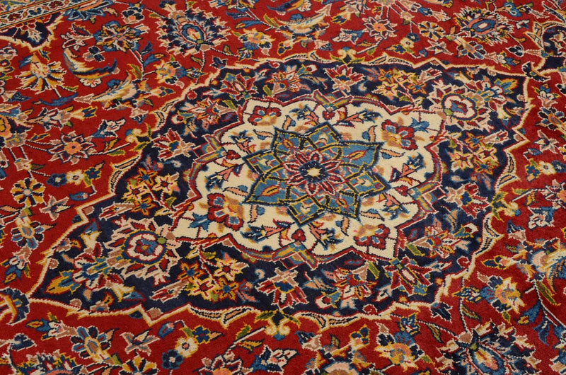 Perserteppich - Keshan 350 x 240 cm - rot