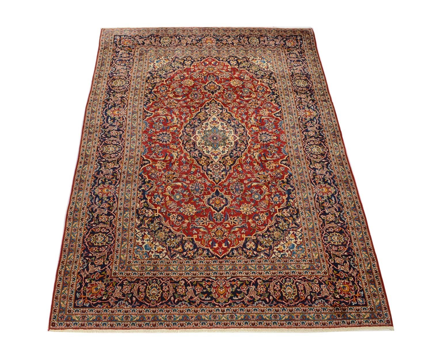 Perserteppich - Keshan 350 x 240 cm - rot