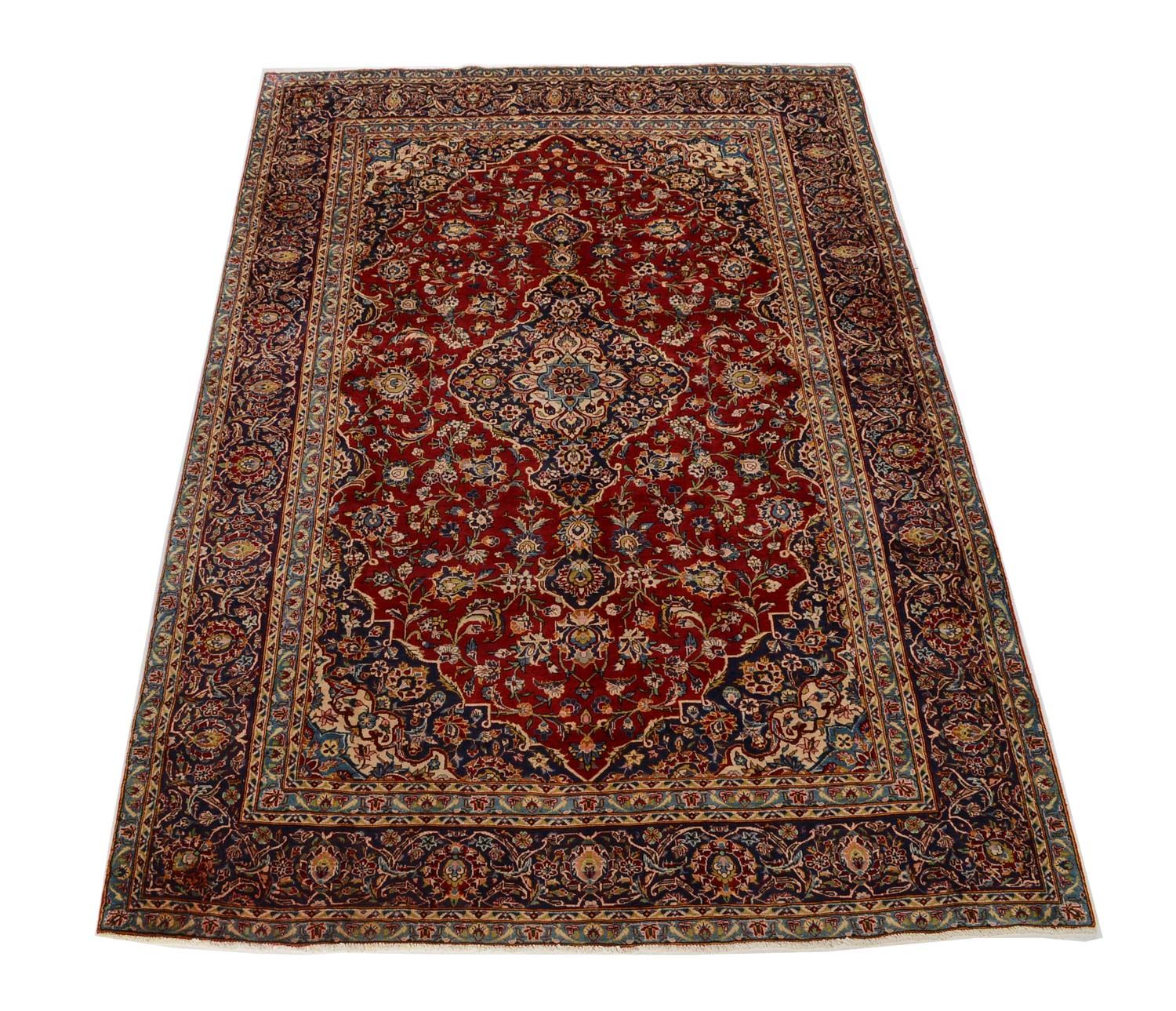 Perserteppich - Keshan 349 x 239 cm - rot